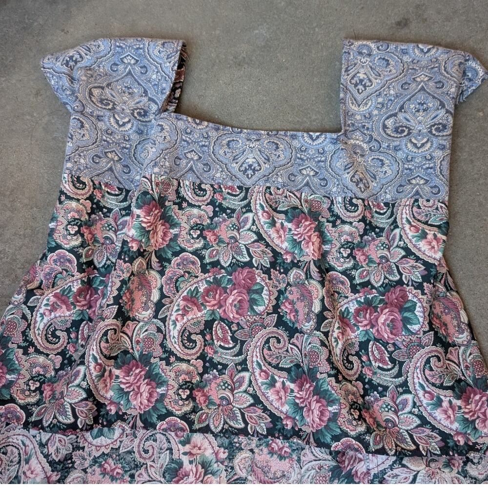 Vintage Patchwork Top Size Large patchwork vintag… - image 2